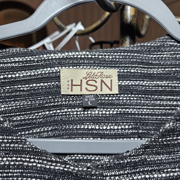 HSN Black and White Women's Tweed Blazer - Picture 5 of 7